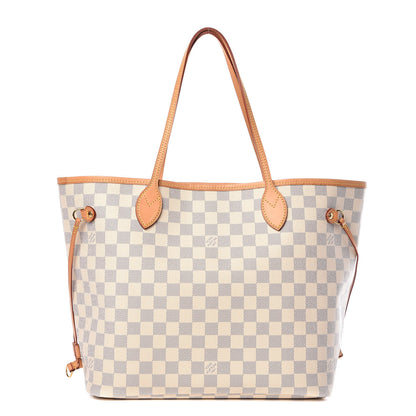 Louis Vuitton Damier Azur Neo Neverfull MM Rose Ballerine 3 of 11