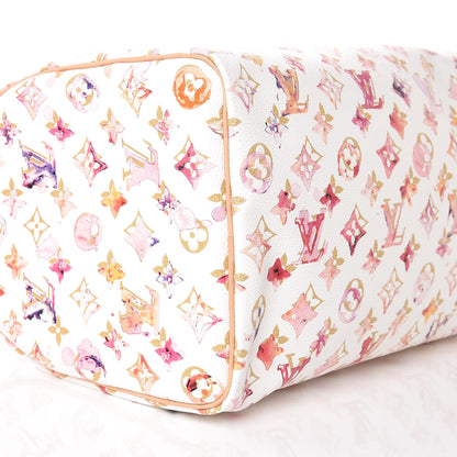 Louis Vuitton Watercolor Aquarelle Speedy 35 White 8 of 9