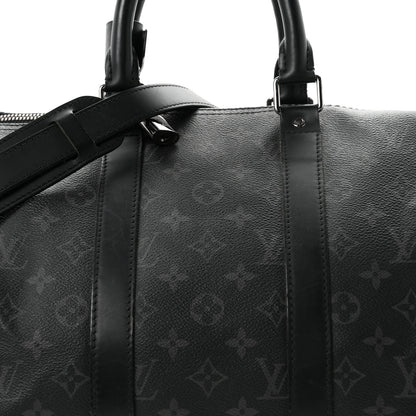 Louis Vuitton Monogram Eclipse Keepall Bandouliere 45 7 of 9