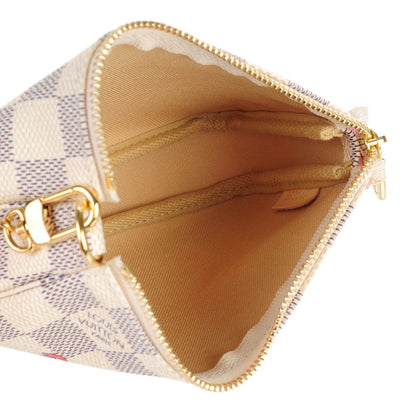 Louis Vuitton Damier Azur 2016 Christmas Animation Mini Pochette Accessories 6 of 7