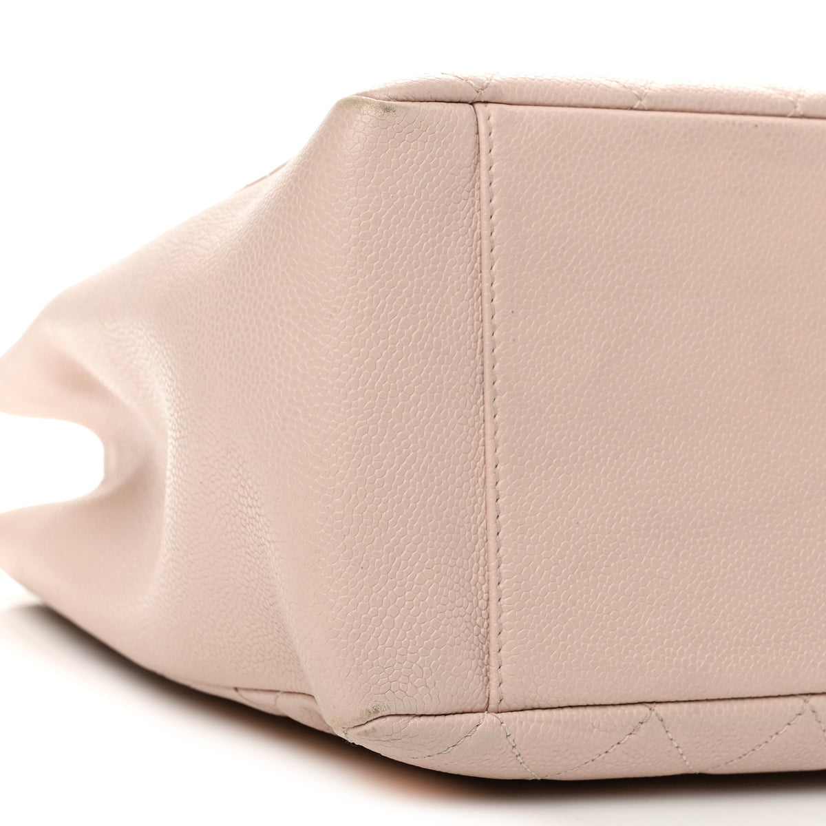 Caviar Quilted Grand Shopping Tote GST Light Pink