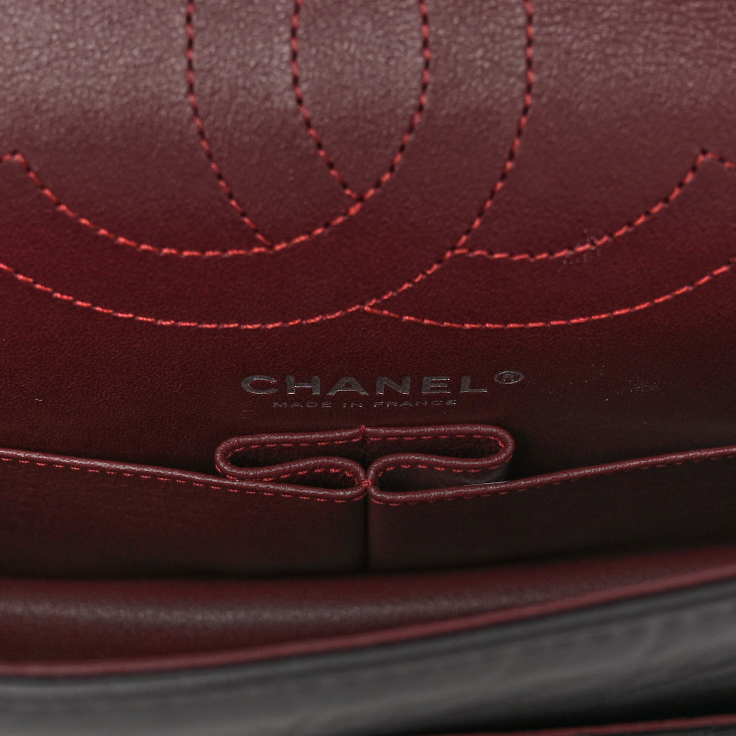 Aged Calfskin Quilted 2.55 Reissue 225 Flap Black