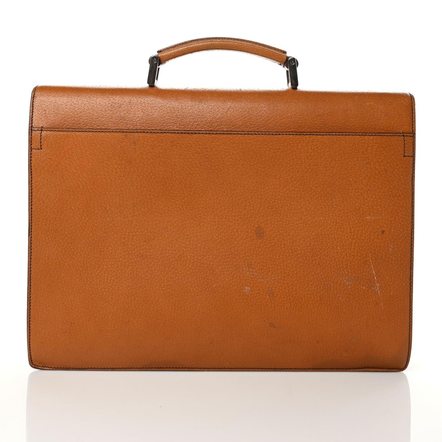 Pigskin Briefcase Brown