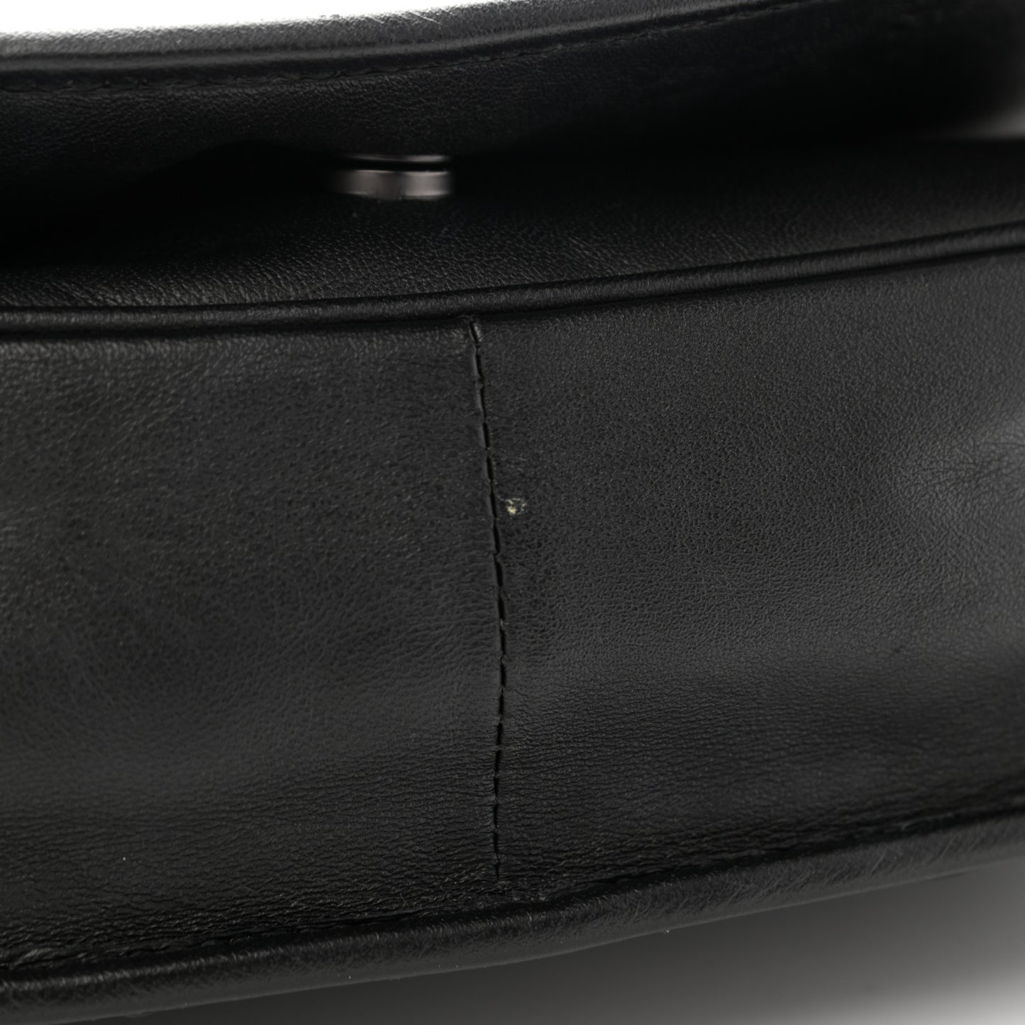 Nappa Intrecciato Flap Crossbody Black