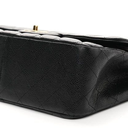 Chanel Caviar Quilted Jumbo Double Flap Black 9 of 9