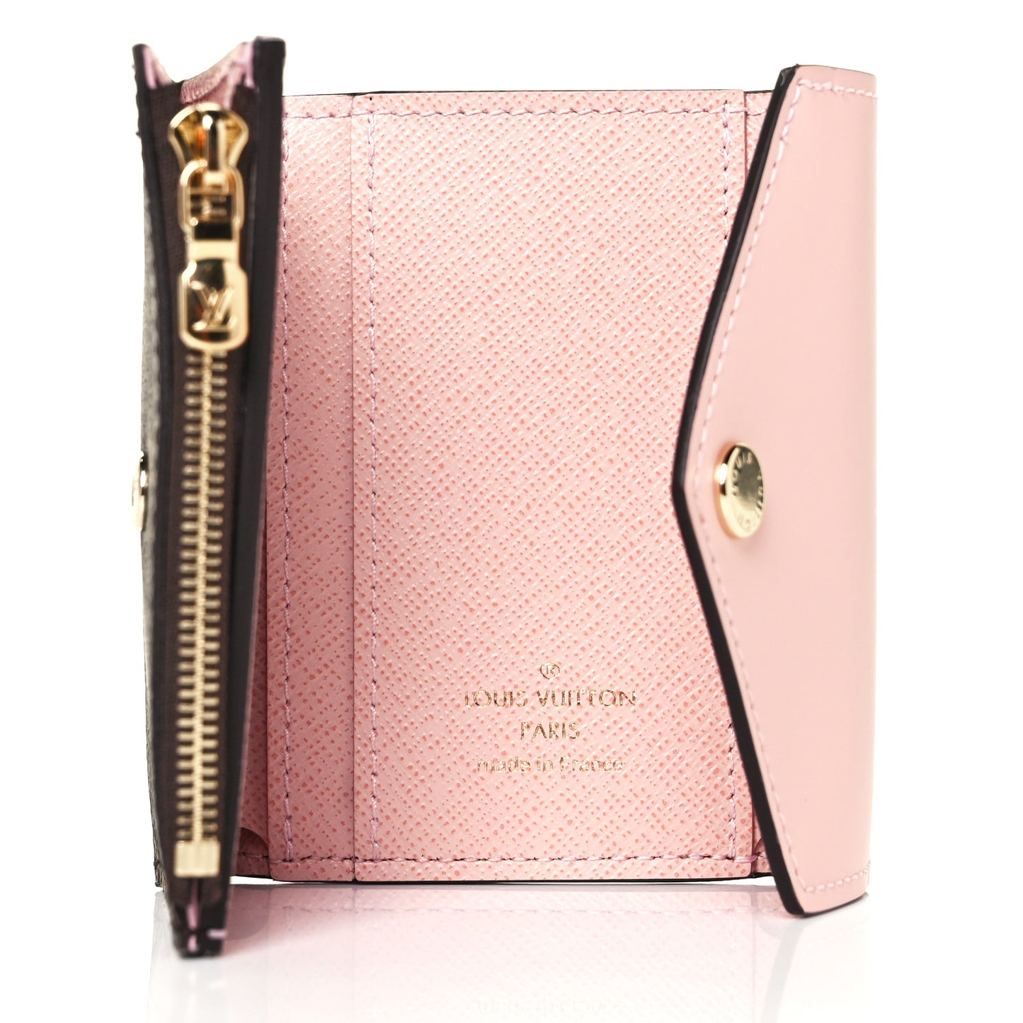 Monogram Zoe Wallet Rose Ballerine