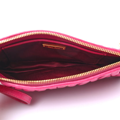 Miu Miu Nappa Matelasse Lux Wristlet Fuxia 5 of 8