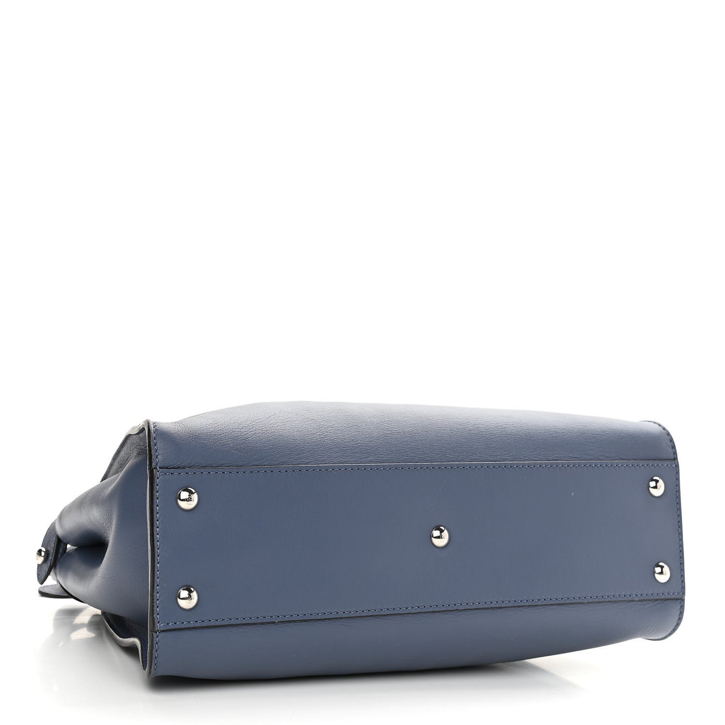 Calfskin Medium Peekaboo Iconic Satchel Blue