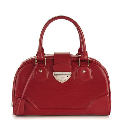 Louis Vuitton Epi Bowling Montaigne GM Rubis 1 of 7