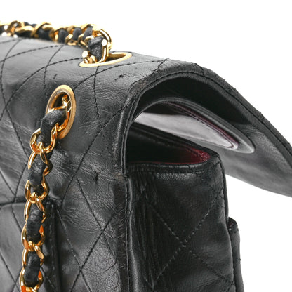 Chanel Lambskin Quilted Medium Double Flap Black 12 of 12