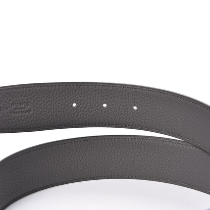 Hermes Box Togo 38mm Constance H Belt 95 Black Etain 3 of 5
