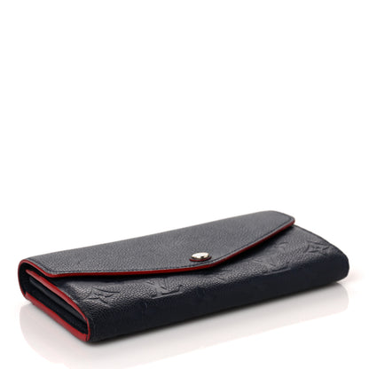 Louis Vuitton Empreinte Sarah Wallet NM Marine Rouge 4 of 9