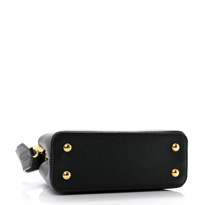 Louis Vuitton Taurillon Ayers Mini Capucines  Black 4 of 12