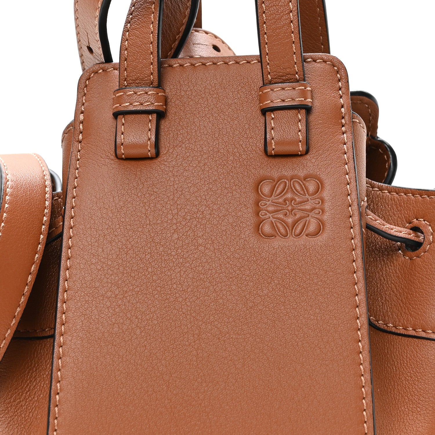 Loewe Calfskin Mini Hammock Shoulder Bag Tan 8 of 10