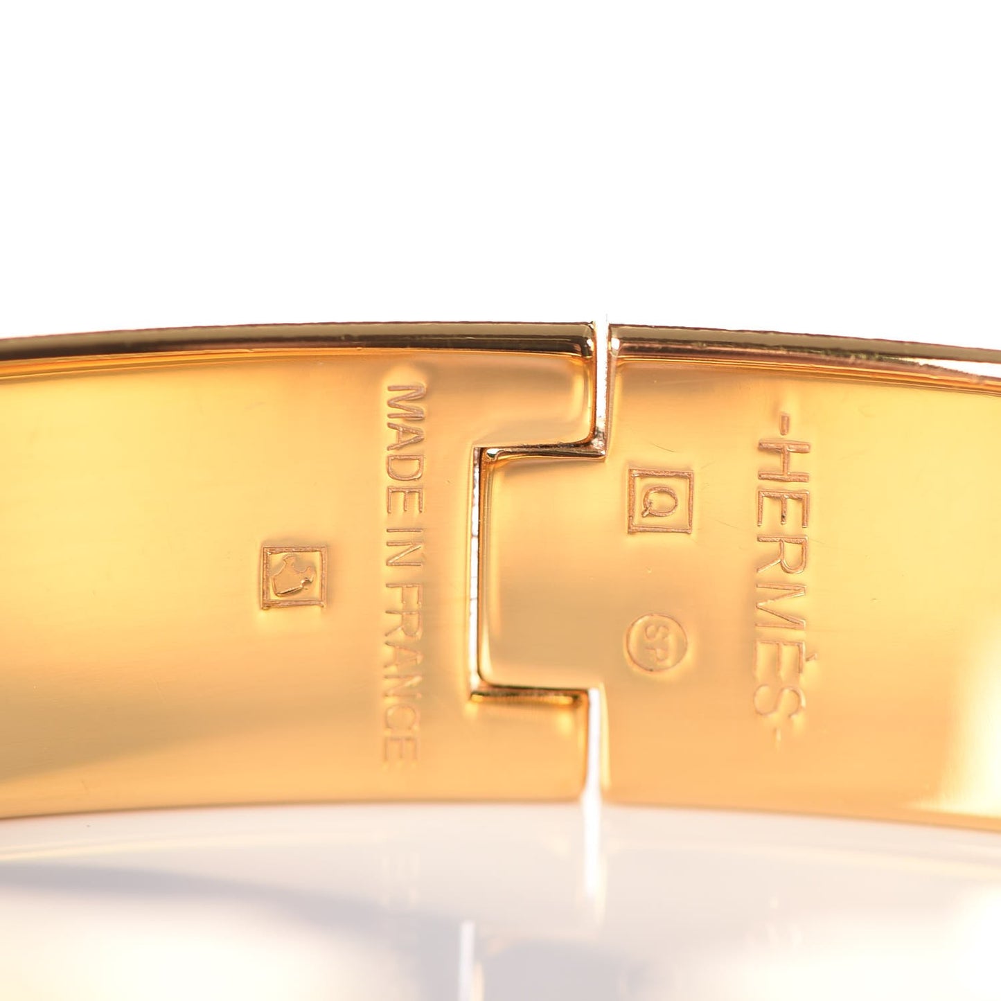 Enamel Narrow Clic Clac H Bracelet PM Bleu Royal