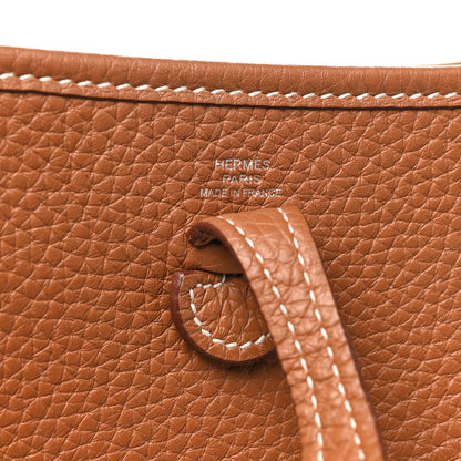 Hermes Taurillon Clemence Evelyne TPM Gold 7 of 10