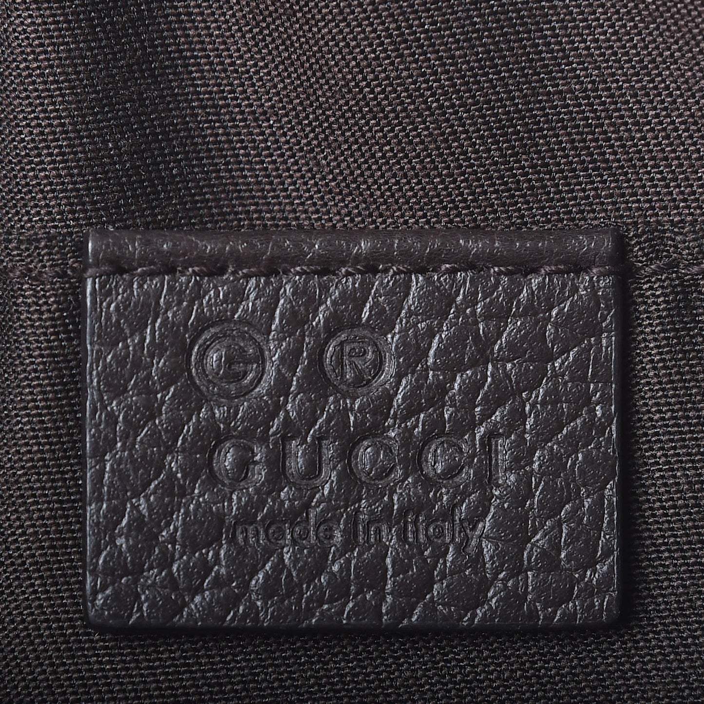 Monogram Belt Bag Dark Brown