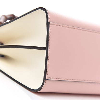 Gucci Nappa Bamboo Web Mini Nymphaea Top Handle Bag Perfect Pink Mystic White 9 of 11