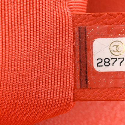 Chanel Goatskin Quilted Medium Chanel 19 Flap Orange 7 of 10
