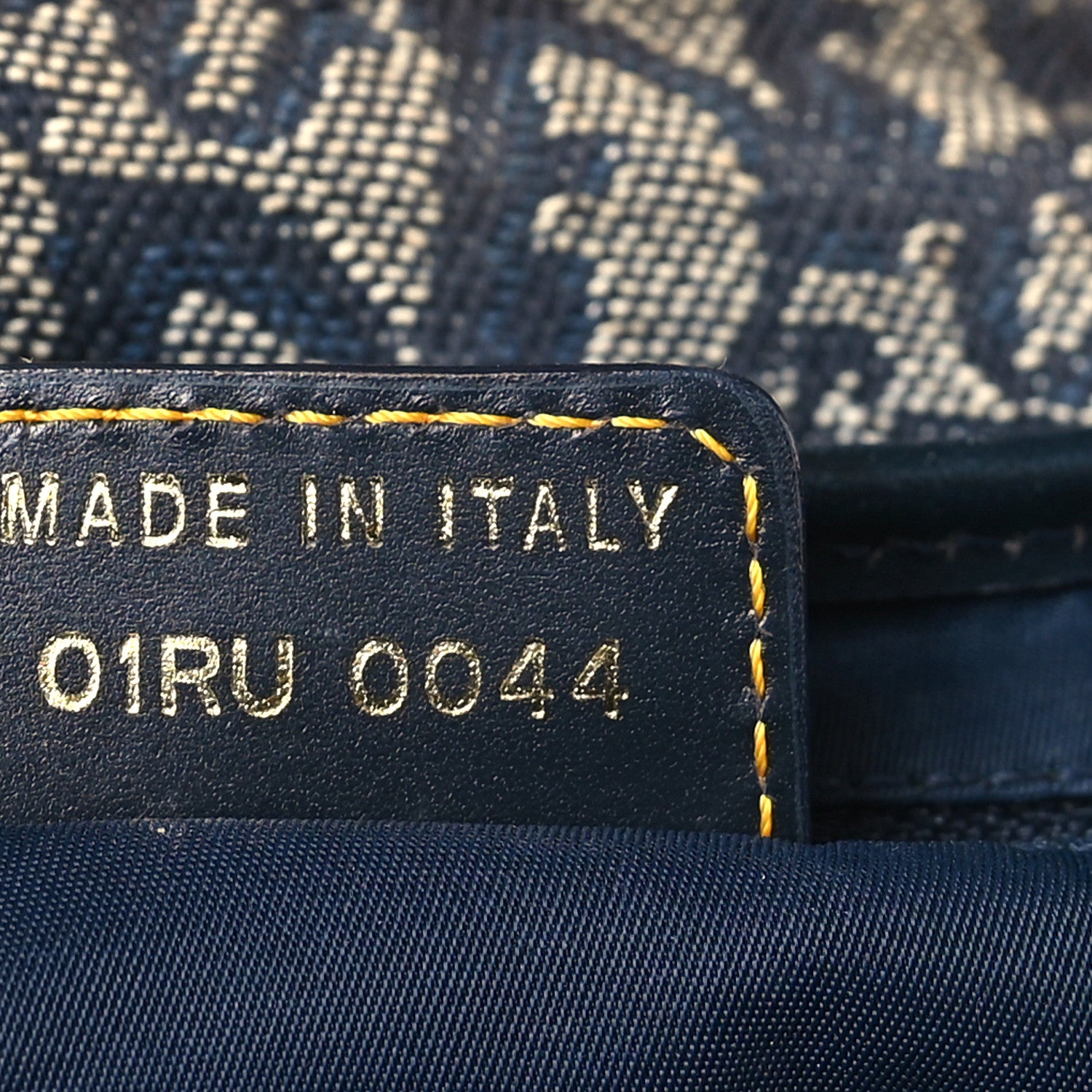 Christian Dior Monogram Saddle Bag Blue 7 of 11