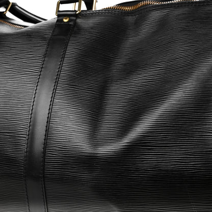 Louis Vuitton Epi Keepall 55 Black 12 of 14