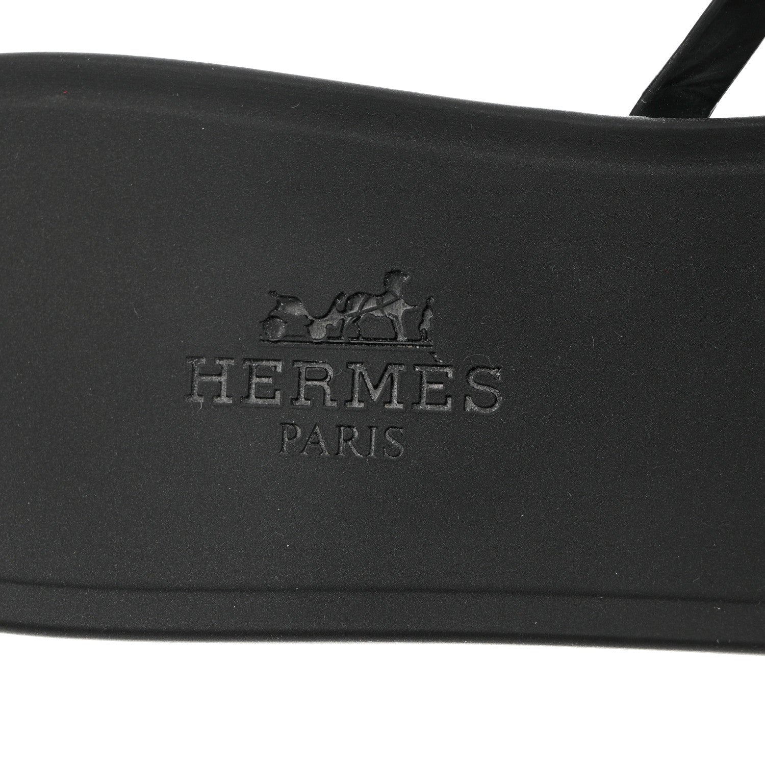Hermes TPU Rivage Sandals 37 Black 7 of 9
