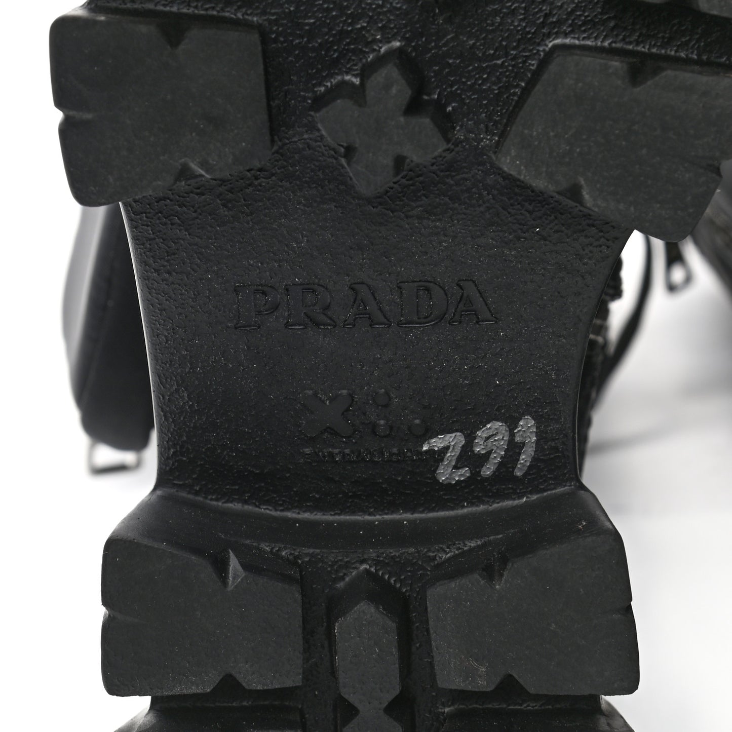 Spazzolato Rois Re-Nylon Metal Triangle Logo Monolith Pouch Pocket 55mm Tall Combat Boots 36.5 Black