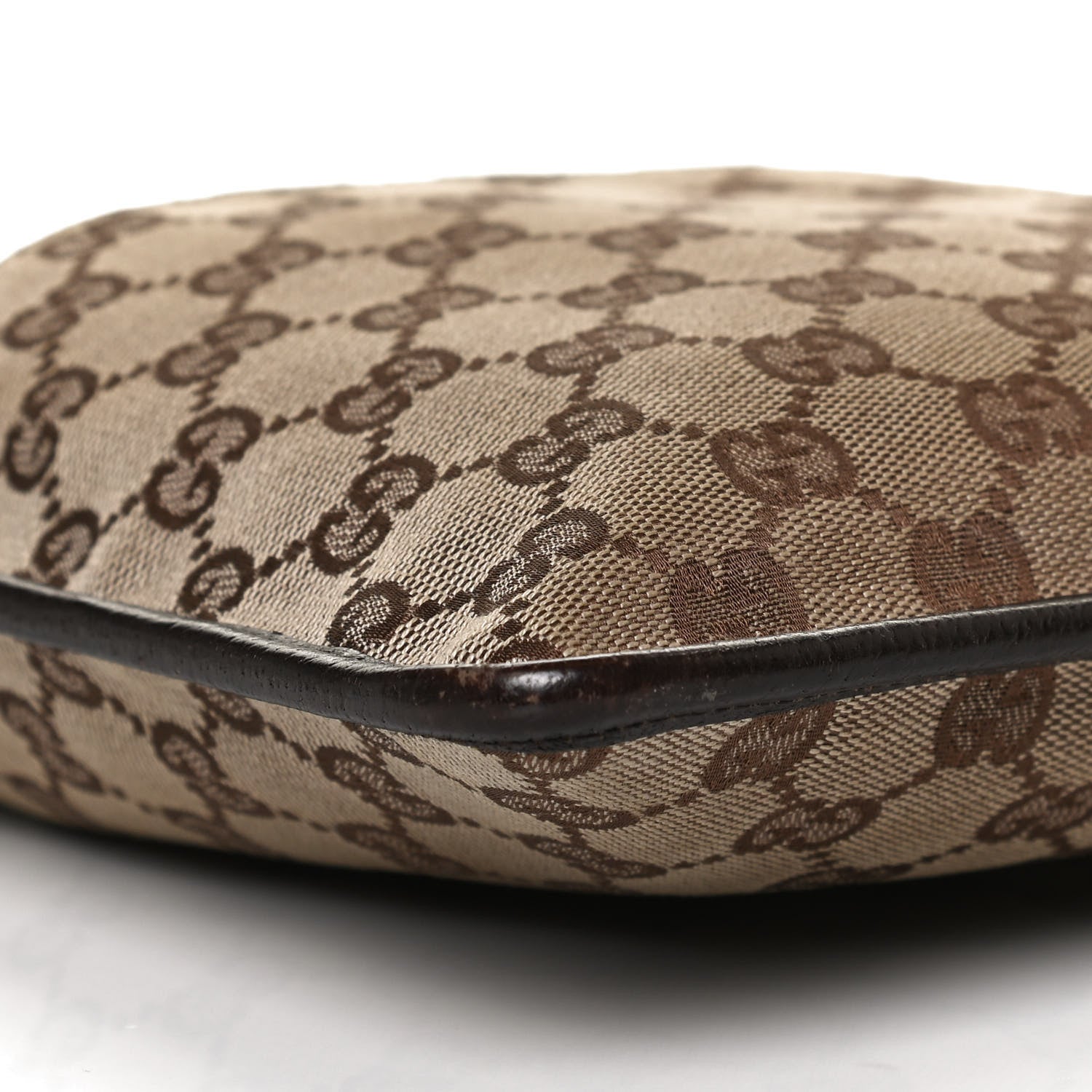 Gucci Monogram Messenger Crossbody Web Bag Dark Brown 9 of 14