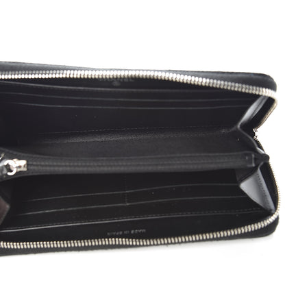 Chanel Caviar Quilted Large Gusset Zip Around Wallet Black 5 of 9