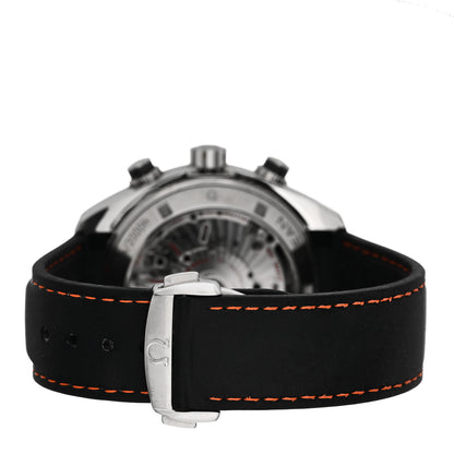 Omega Stainless Steel Calfskin 45mm Seamaster Planet Ocean Chronograph Automatic Watch Black 232.32.46.51.01.005 3 of 5
