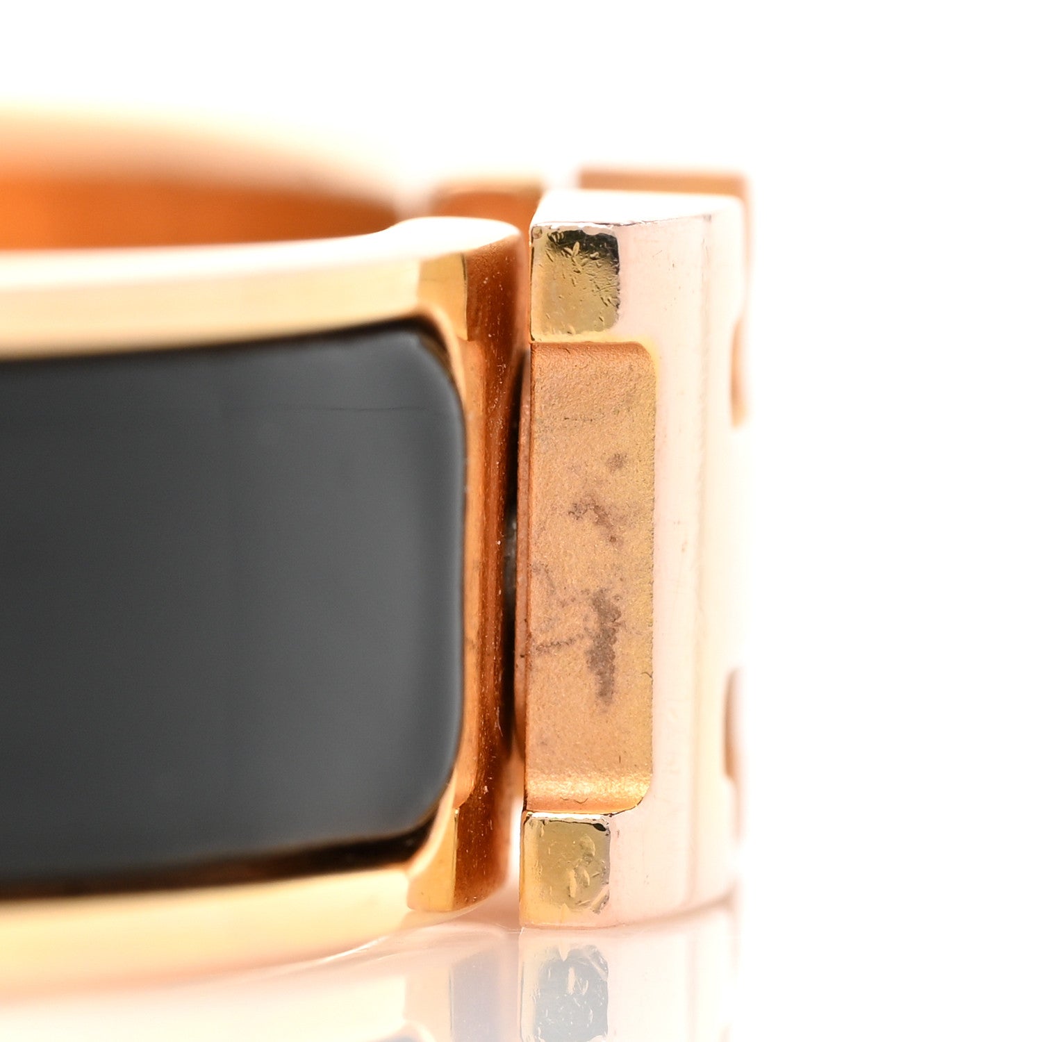 Hermes Enamel Narrow Clic Clac H Bracelet PM Black 7 of 8