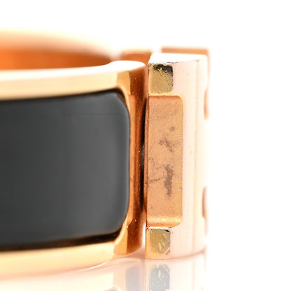 Hermes Enamel Narrow Clic Clac H Bracelet PM Black 7 of 8