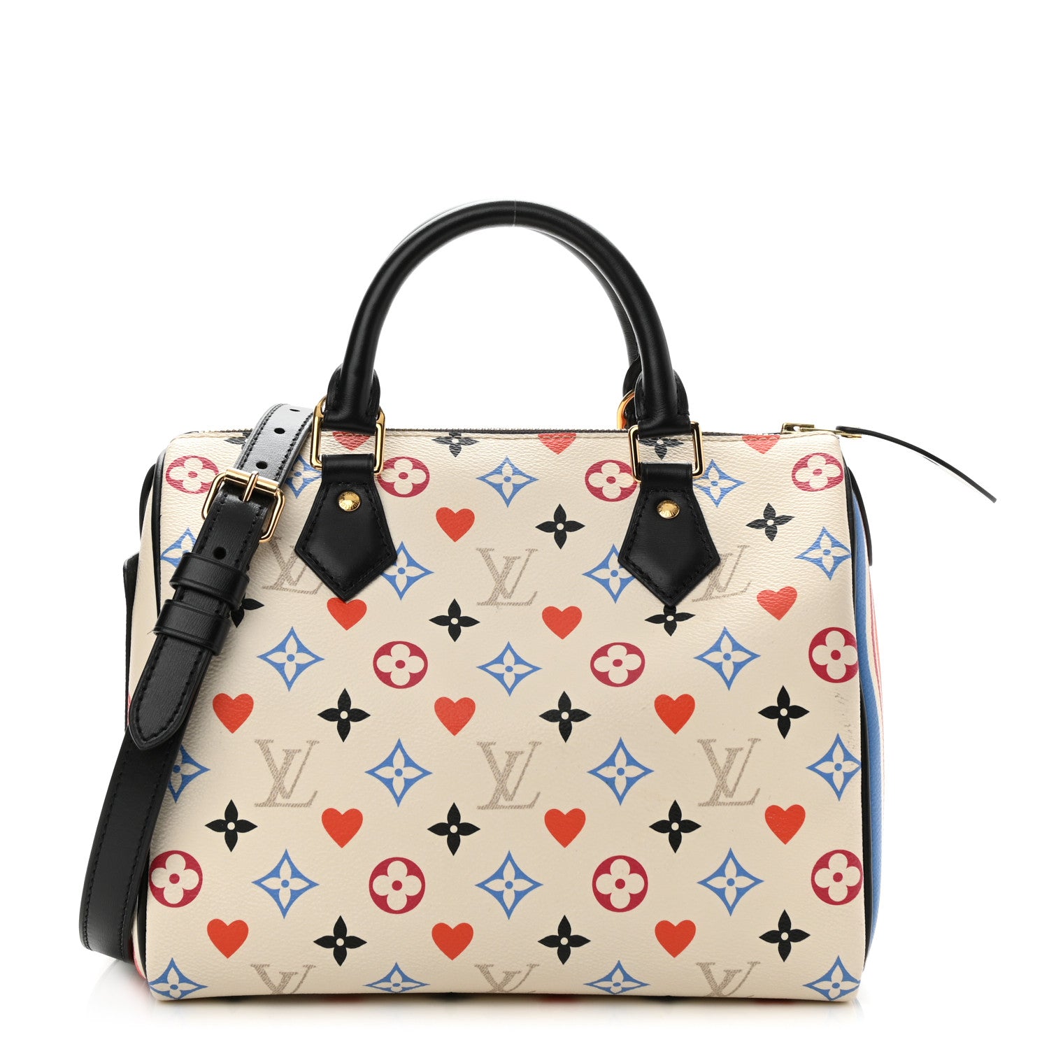 Louis Vuitton Game On Speedy Bandouliere 25 White 1 of 8