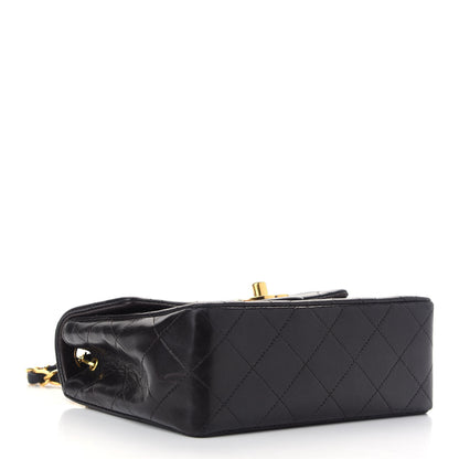 Chanel Lambskin Quilted Mini Square Flap Black 4 of 9