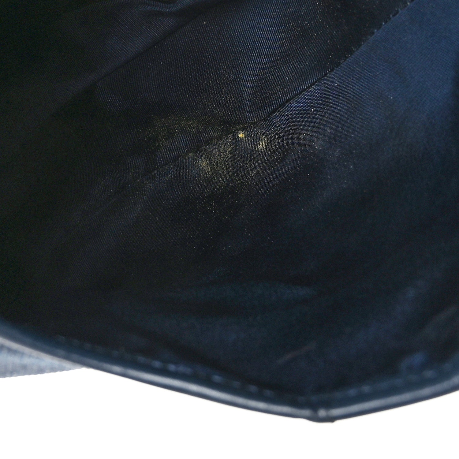 Christian Dior Denim Calfskin Saddle Bag Blue 10 of 10
