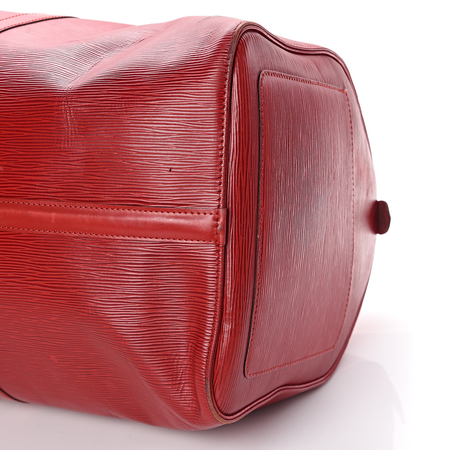Louis Vuitton Epi Keepall 55 Castillan Red 23 of 26