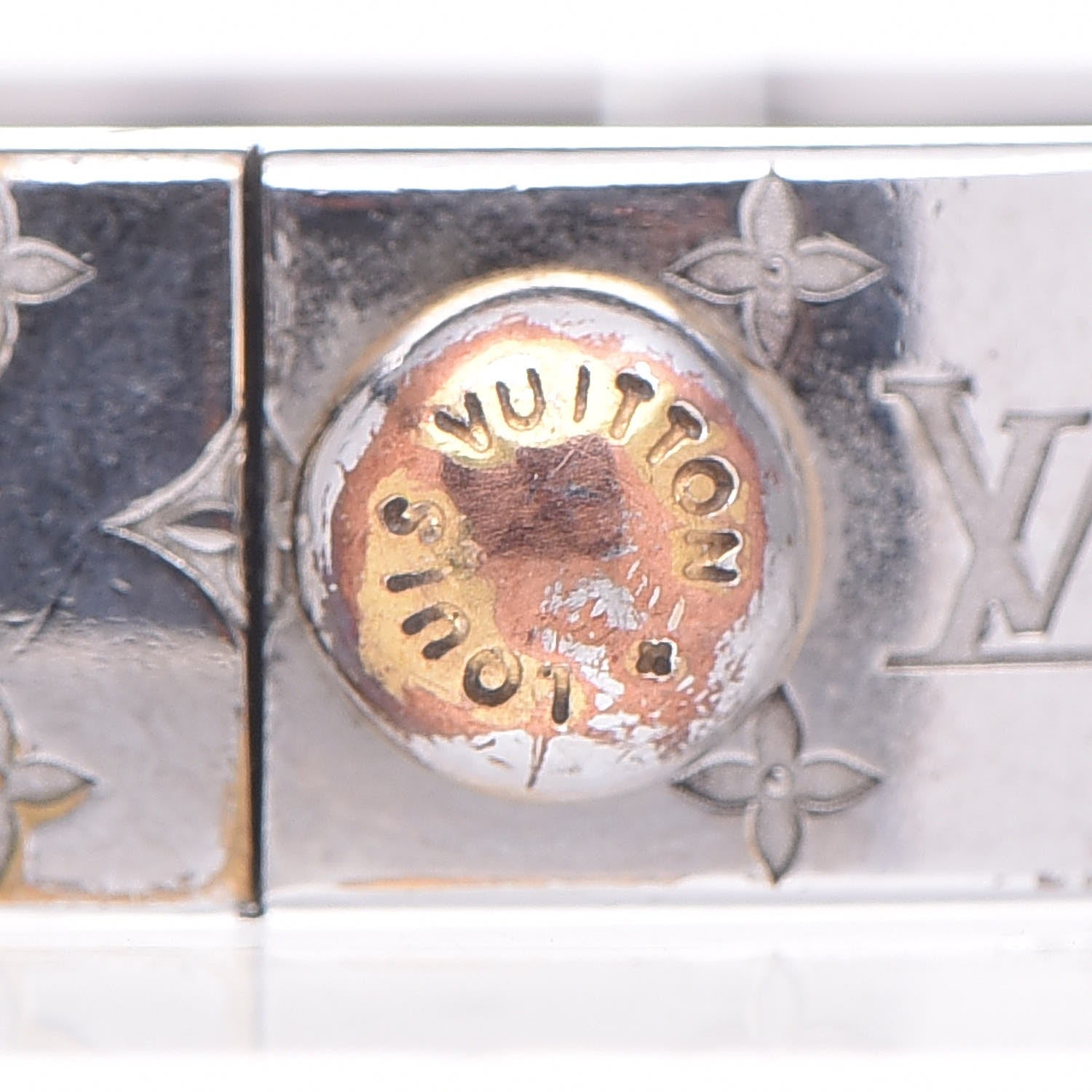 Louis Vuitton Palladium Monogram Nanogram Cuff M 5 of 6