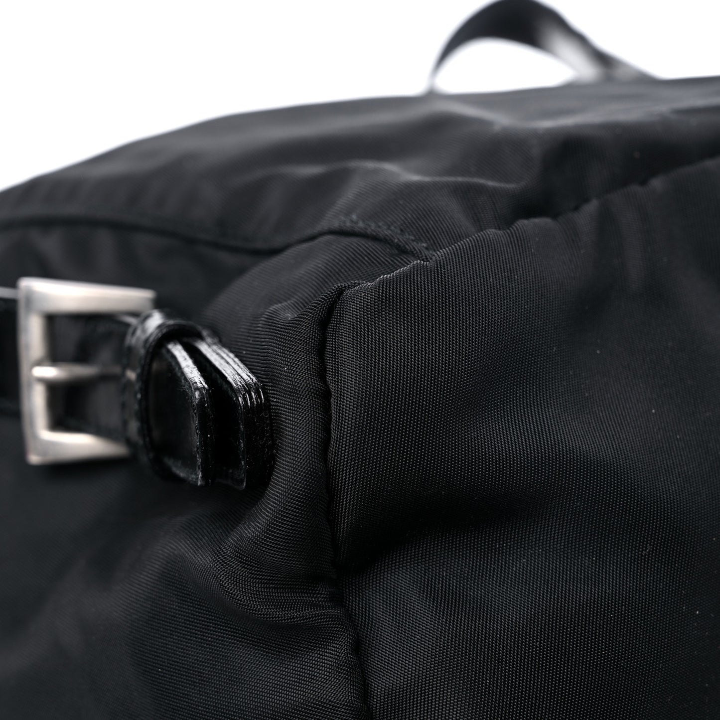 Nylon Vela Mini Cinch Backpack Black