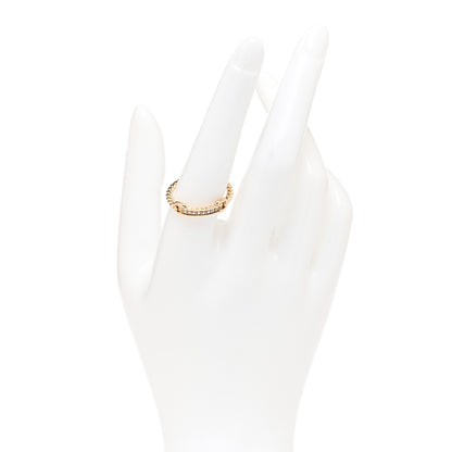 David Yurman 18K Yellow Gold Diamond Petite Pave Ring 57 8 2 of 4