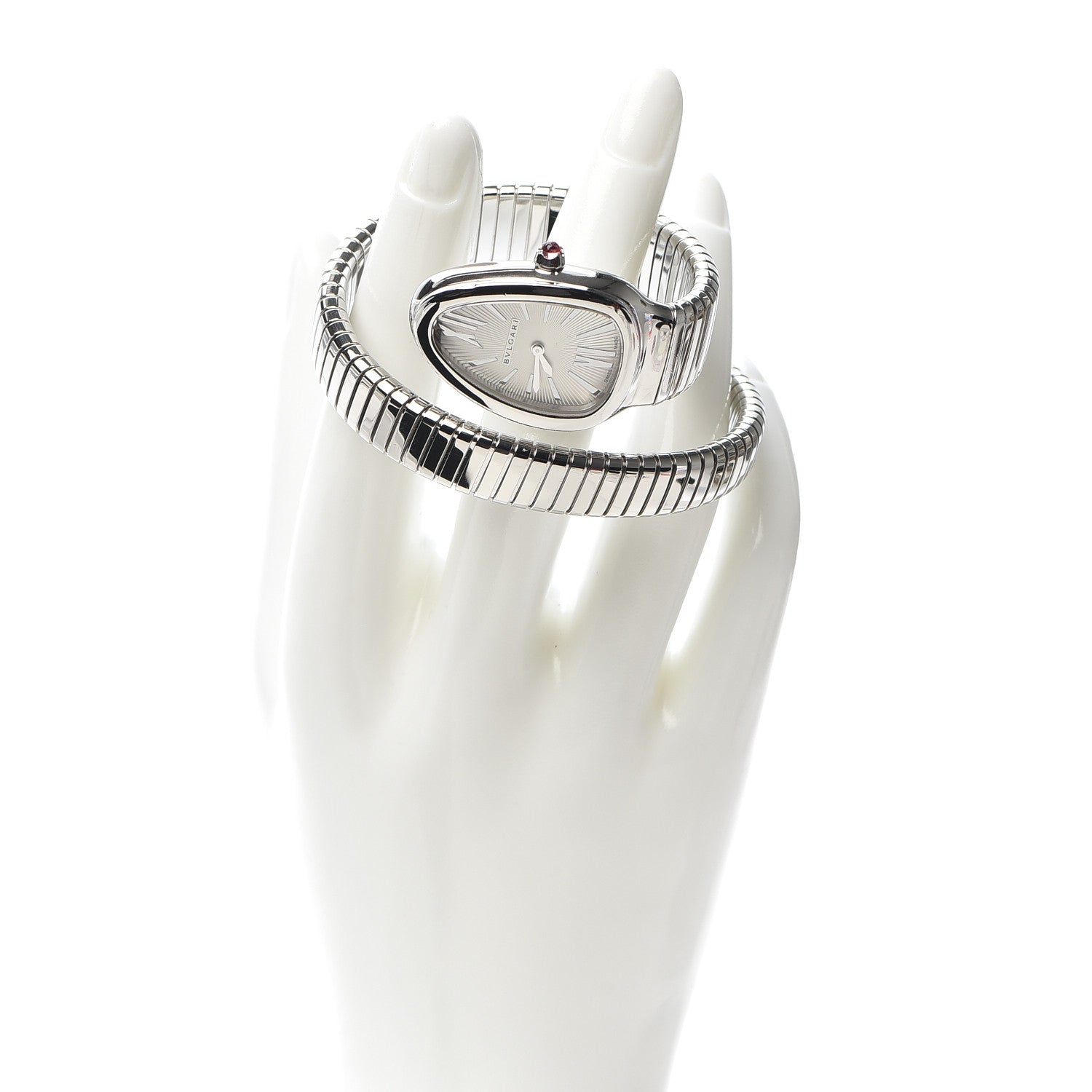 Bulgari Stainless Steel 35mm Serpenti Tubogas Quartz Watch 3 of 14