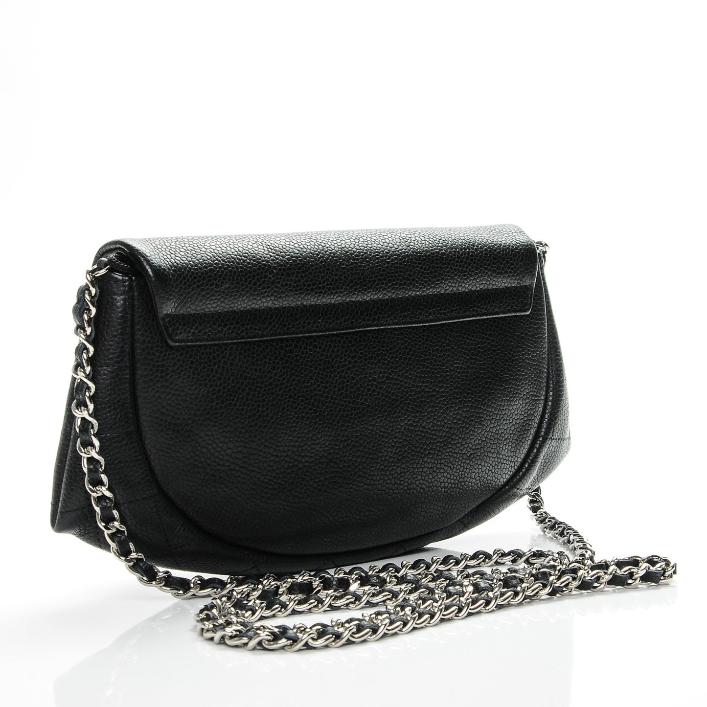 Caviar Half Moon Wallet On Chain WOC Black
