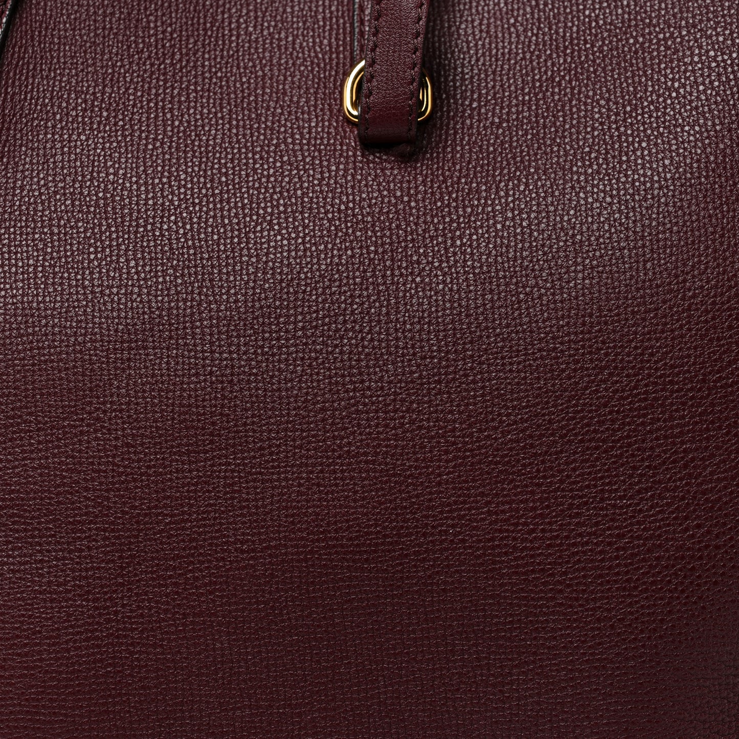 Grainy Calfskin Medium Honeybrook Tote Dark Plum