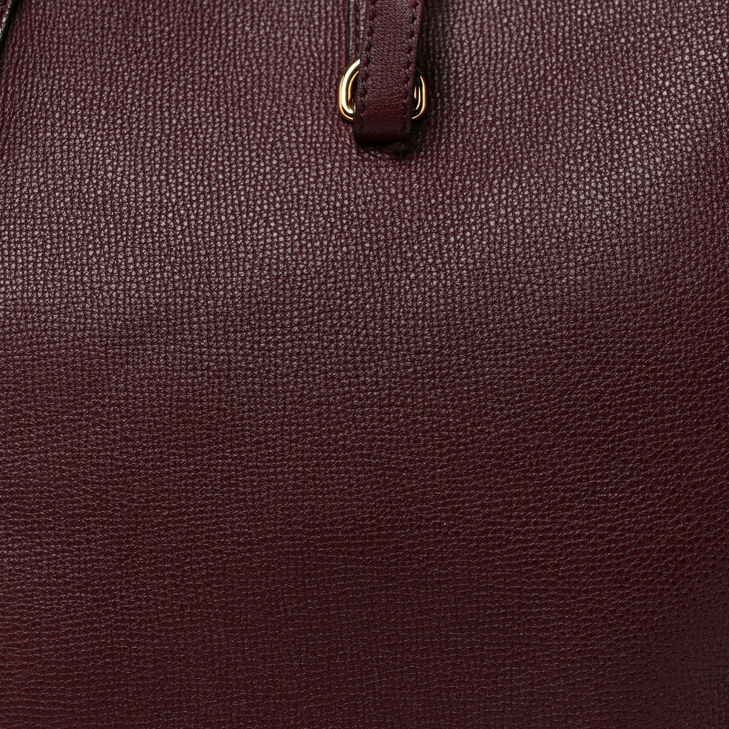 Burberry Grainy Calfskin Medium Honeybrook Tote Dark Plum 7 of 19