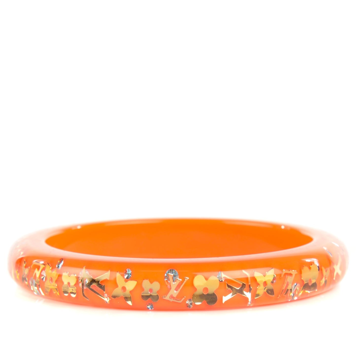 Resin Swarovski PM Inclusion Bracelet M Orange Sunset
