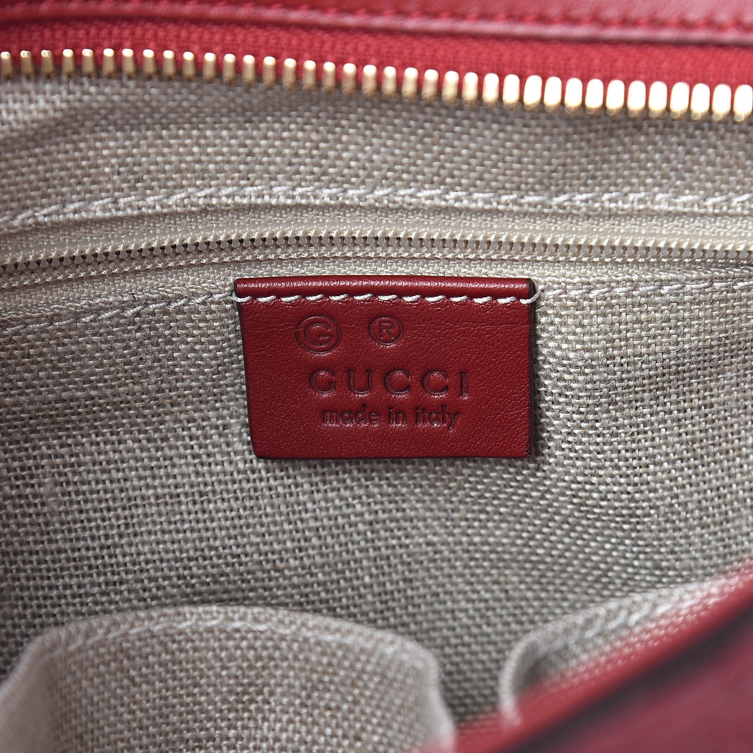 Gucci Microguccissima Small Bree Tote Red 6 of 9