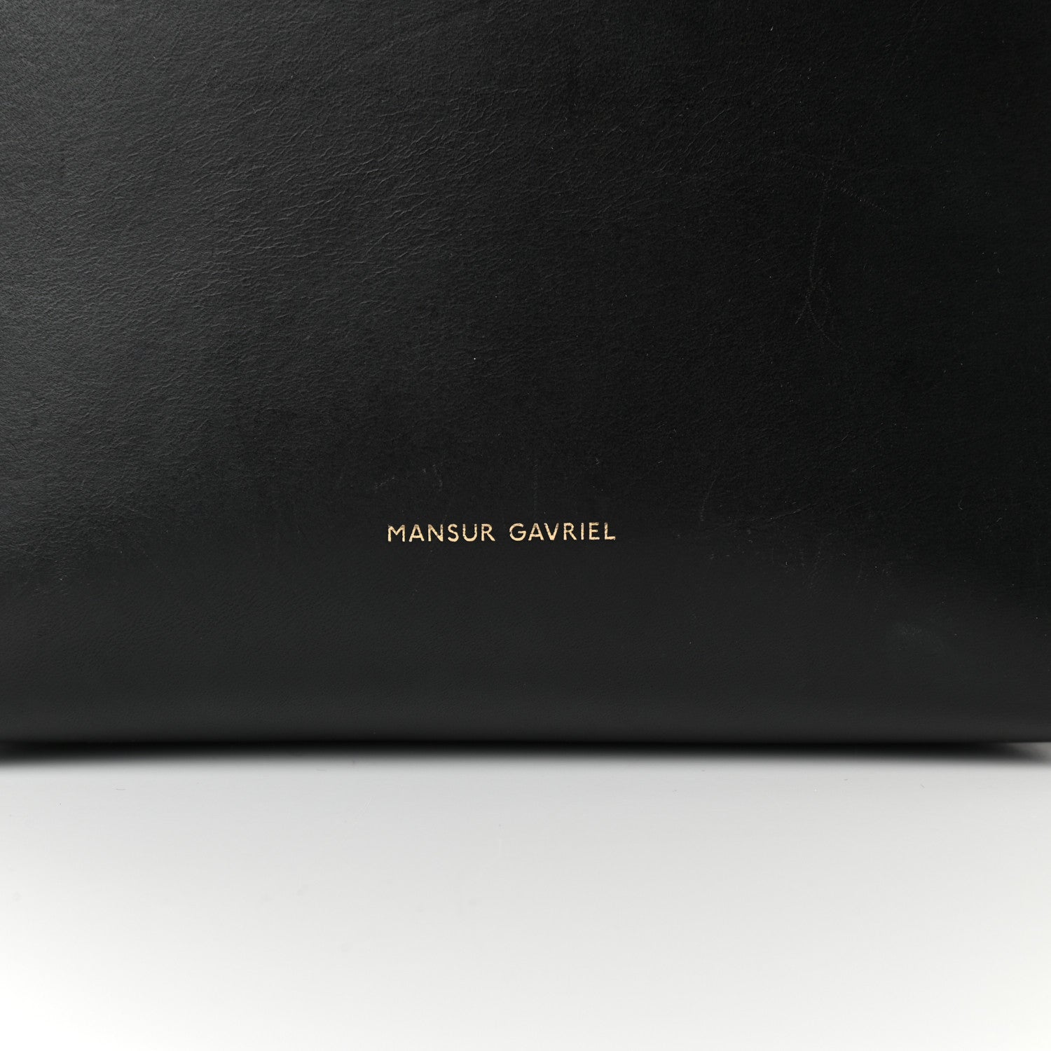 Mansur Gavriel Calfskin Mini Bucket Bag Black Flamma 6 of 11
