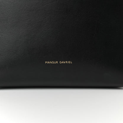 Mansur Gavriel Calfskin Mini Bucket Bag Black Flamma 6 of 11