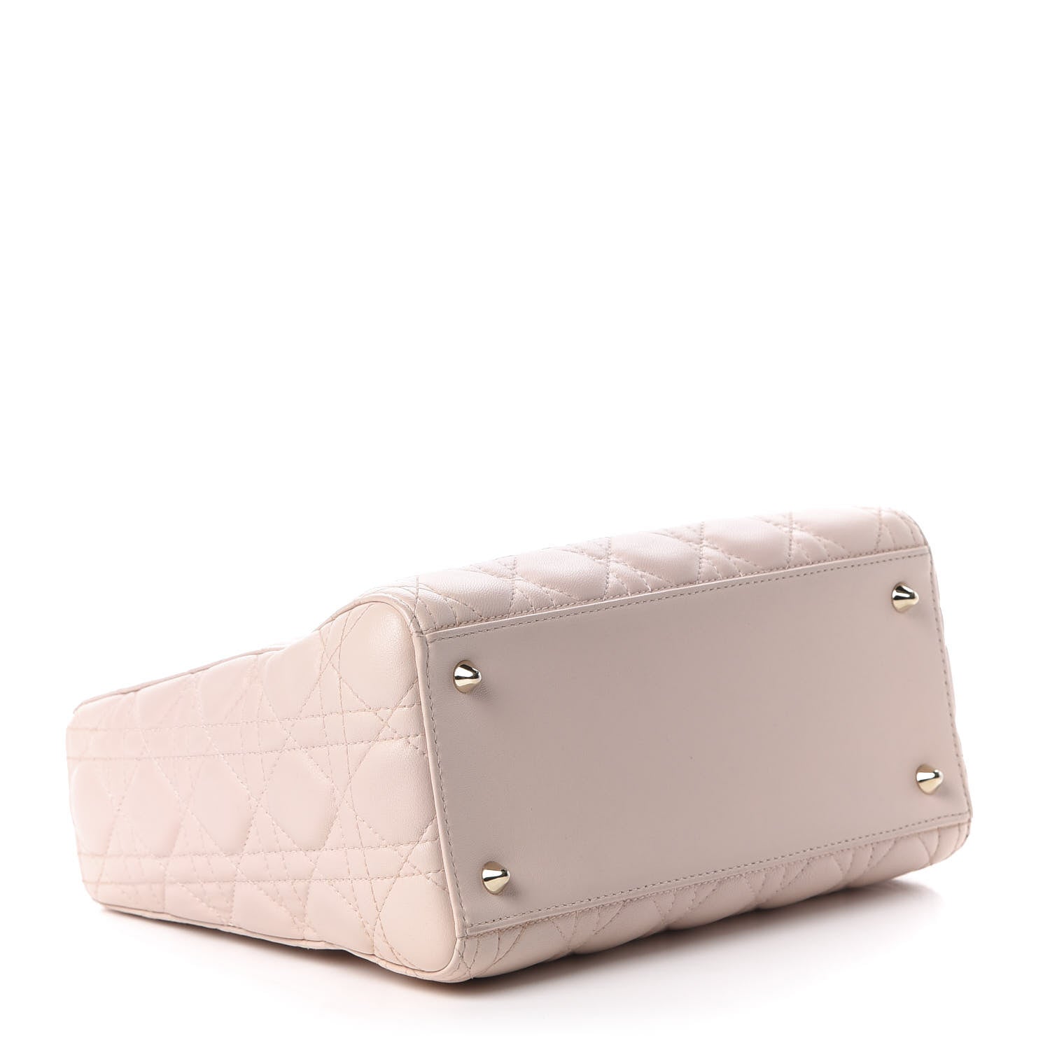 Christian Dior Lambskin Cannage Medium Lady Dior Light Pink 5 of 12