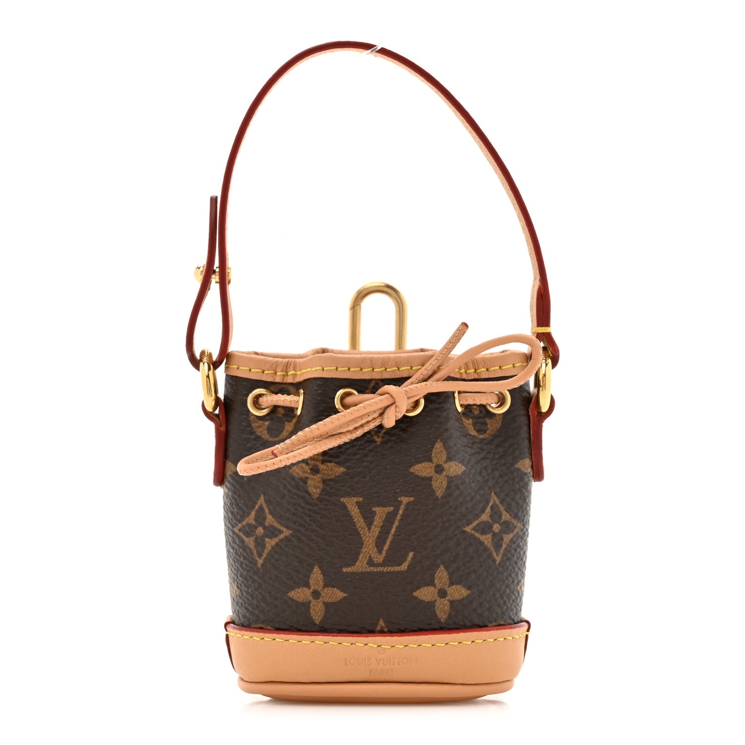 Louis Vuitton Monogram Micro Noe Bag Charm Key Ring 1 of 6
