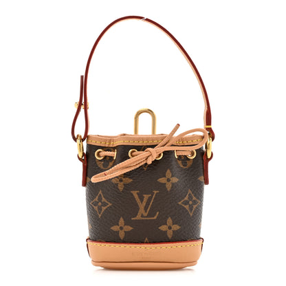 Louis Vuitton Monogram Micro Noe Bag Charm Key Ring 1 of 6